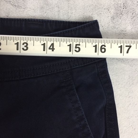 Talbots Perfect Chino Womens 8P Petite Dark Indigo Blue Pants Measure 32x27 - Picture 7 of 10
